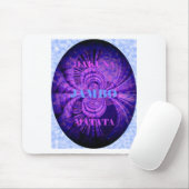 ブルースカイハクナマタタケニヤキリン織アートC マウスパッド (マウス)