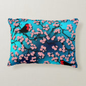 ブルースカイバードさくらんぼ花 アクセントクッション (裏面)