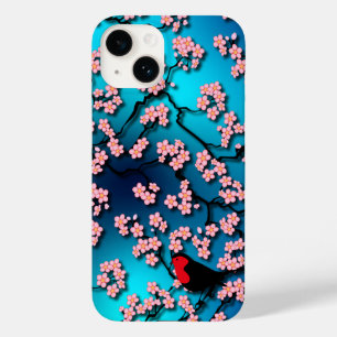 ブルースカイバードさくらんぼ花 Case-Mate iPhone 14ケース