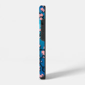 ブルースカイバードさくらんぼ花 iPhoneケース (左側面)