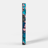 ブルースカイバードさくらんぼ花 iPhoneケース (右側面)