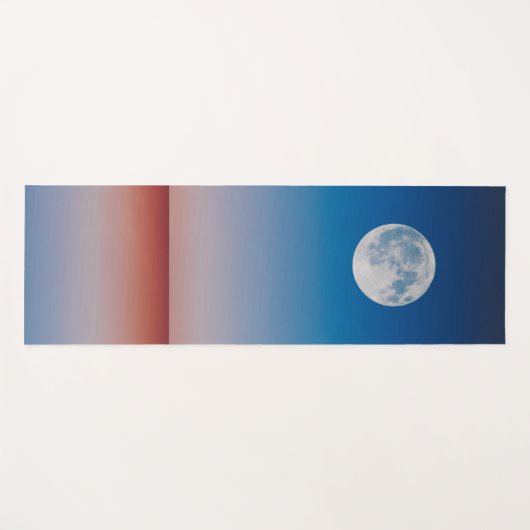 ブルースカイフルムーンヨガマット ヨガマット (正面(横))