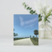 ブルースカイフロリダハイウェイパームススクラップブック紙 (スタンド正面)