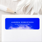 ブルースカイプレインミニマエレガントリストシンプル ラベル (インサイチュ)