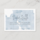 ブルースカイベビーシャワーおむつラッフルチケット エンクロージャーカード (正面)