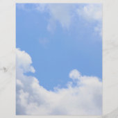 ブルースカイホワイトクラウドスクラップブック紙 (正面)