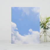 ブルースカイホワイトクラウドスクラップブック紙 (スタンド正面)
