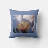 ブルースカイホワイトローズ クッション (裏面)