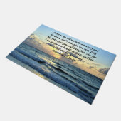 ブルースカイマシュー11:28日の出の写真デザイン ドアマット (アングル)