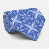 ブルースカイミルキーホワイトクラウド抽象芸術パターン ネクタイ (ロール)