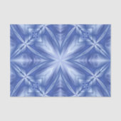 ブルースカイミルキーホワイトクラウド抽象芸術パターン 薄葉紙 (正面)
