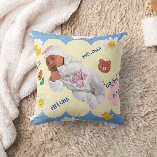 ブルースカイメローナヘノク装飾用クッション クッション (ブランケット)