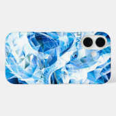 ブルースカイモザイクドラゴン Case-Mate iPhoneケース (裏面 (横))