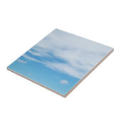 ブルースカイラブリーサマーデイホワイトクラウド タイル (側面)