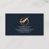 ブルースカイ上り線航空輸送 名刺 (裏面)