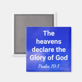 ブルースカイ天国が神の栄光を宣言 マグネット (正面/裏面)