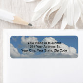 ブルースカイ差出人住所ラベル ラベル (インサイチュ)
