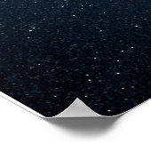 ブルースカイ平和な夜の木 ポスター (角)