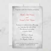 ブルースカイ幽霊のよく出るウィズラヴェンス結婚式招待状 招待状 (裏面)