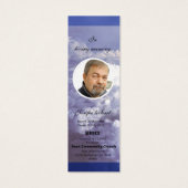 ブルースカイ葬儀ブックマークテンプレート (正面)