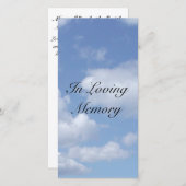 ブルースカイ記念カード (正面/裏面)