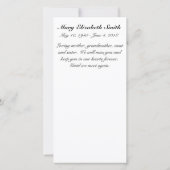 ブルースカイ記念カード (裏面)