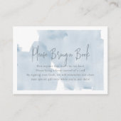 ブルースカイ赤ちゃんシャワーお願い本 エンクロージャーカード (正面)
