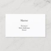 ブルースカイ雲 – 標準名刺 名刺 (裏面)