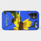 ブルースカイ、ひまわり花N蜂iPhone 5ケース Case-Mate iPhoneケース (裏面(横))