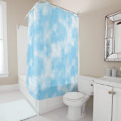 ブルースカイ&クラウドアートカスタム シャワーカーテン (インサイチュ)