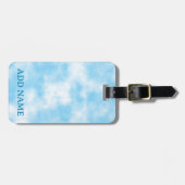 ブルースカイ&クラウドアートカスタム ラゲッジタグ (正面横)