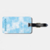 ブルースカイ&クラウドアートカスタム ラゲッジタグ (裏面横)