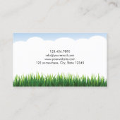 ブルースカイ&グラスゴルフインストラクター名刺 名刺 (裏面)