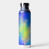ブルースカイ&ゴールデンイエロー稲妻ボルト ウォーターボトル (左面)