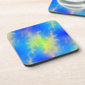 ブルースカイ&ゴールデンイエロー稲妻ボルト コースター (左側)