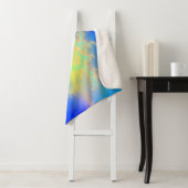 ブルースカイ&ゴールデンイエロー稲妻ボルト シェルパブランケット (インサイチュ)