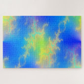 ブルースカイ&ゴールデンイエロー稲妻ボルト ジグソーパズル (横)