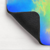 ブルースカイ&ゴールデンイエロー稲妻ボルト マウスパッド (コーナー)