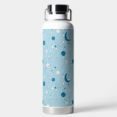 ブルースカイ&宇宙パターン ウォーターボトル (背面)