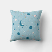 ブルースカイ&宇宙パターン クッション (裏面)