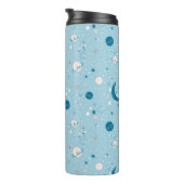 ブルースカイ&宇宙パターン タンブラー (回転右)