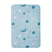 ブルースカイ&宇宙パターン バスマット (正面縦)