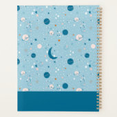 ブルースカイ&宇宙パターン プランナー手帳 (裏面)