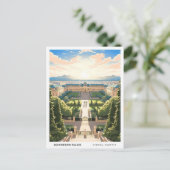 ブルースカイinシェーンブルンパレスウィーンオーストリア ポストカード (スタンド正面)