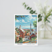 ブルースカイinパークゲールバルセロナスペイントラベル ポストカード (スタンド正面)