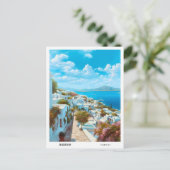 ブルースカイinボドルムターキーヴィンテージトラベル ポストカード (スタンド正面)