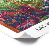 ブルースカイinラスベガスネバダUSAヴィンテージトラベル ポスター (角)