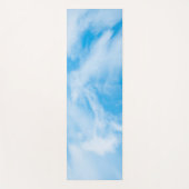 ブルースカエレガントイクラウドズデザインテンプレートフィットネス ヨガマット (正面)