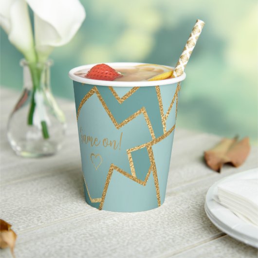 ブルースカゲーム青みがかった夢に8oz. 紙コップ (インサイチュ)