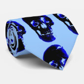 ブルースカルアポップ・アートのートファンタジーネックウェア ネクタイ (ロール)